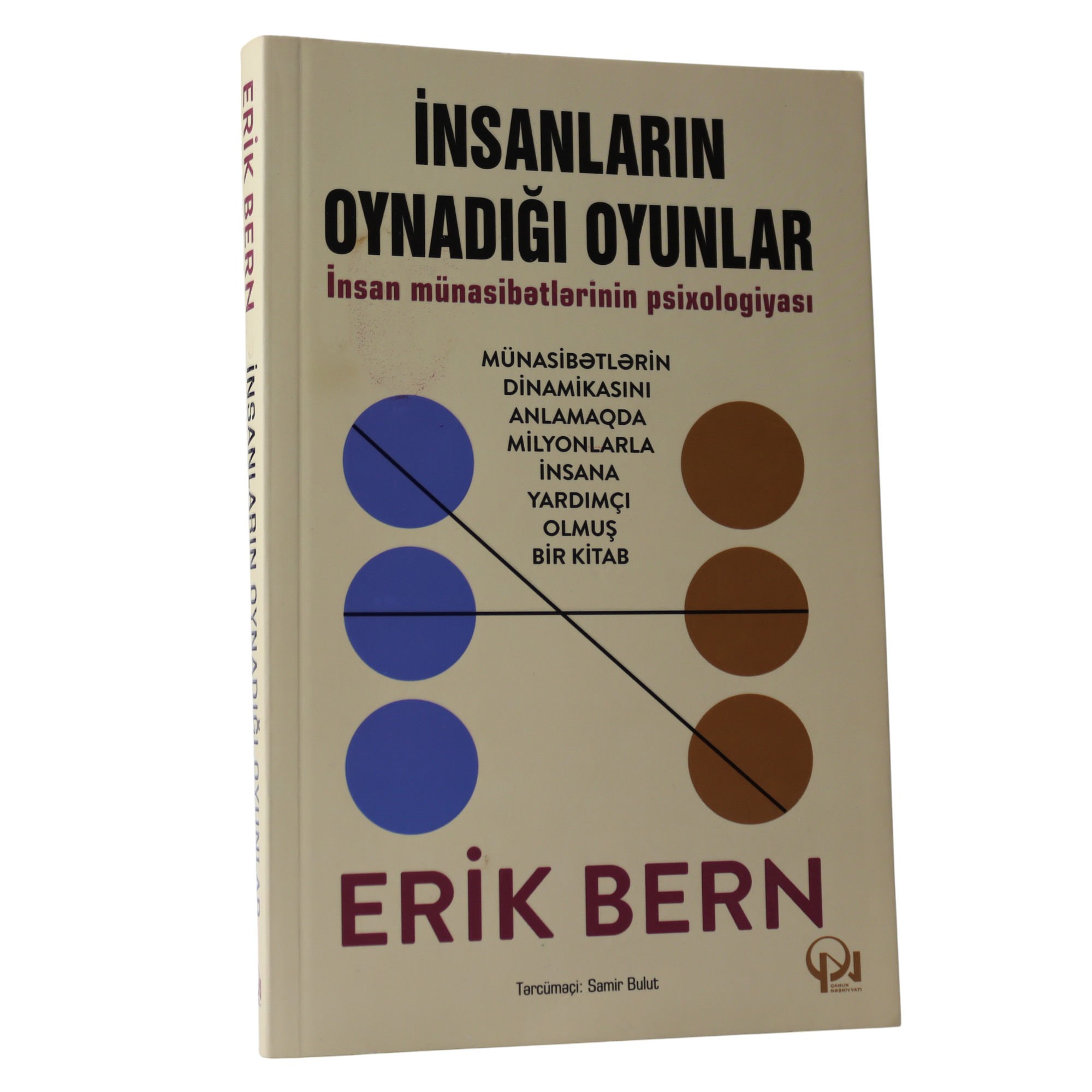 INSANLARIN OYNADIGI OYUNLAR - ERIC BERNE (2022) 9.99 / Qanun Nəşriyyatı
