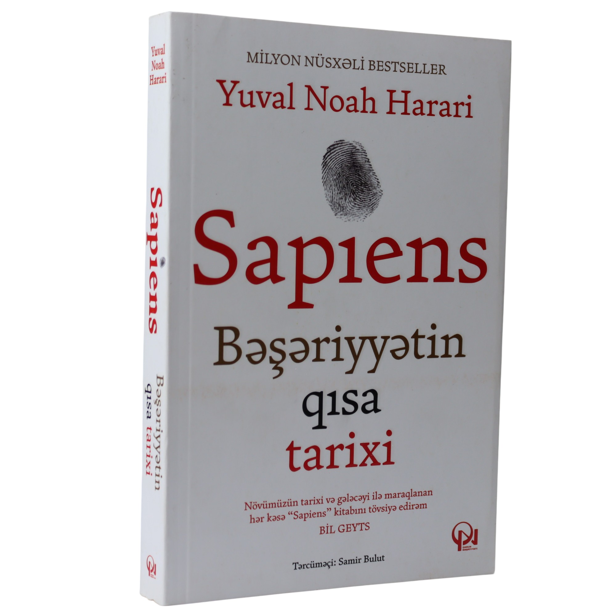 K. Aze. Sapiens Bəşəriyyətin Qısa Tarixi \ Y.H.Harari