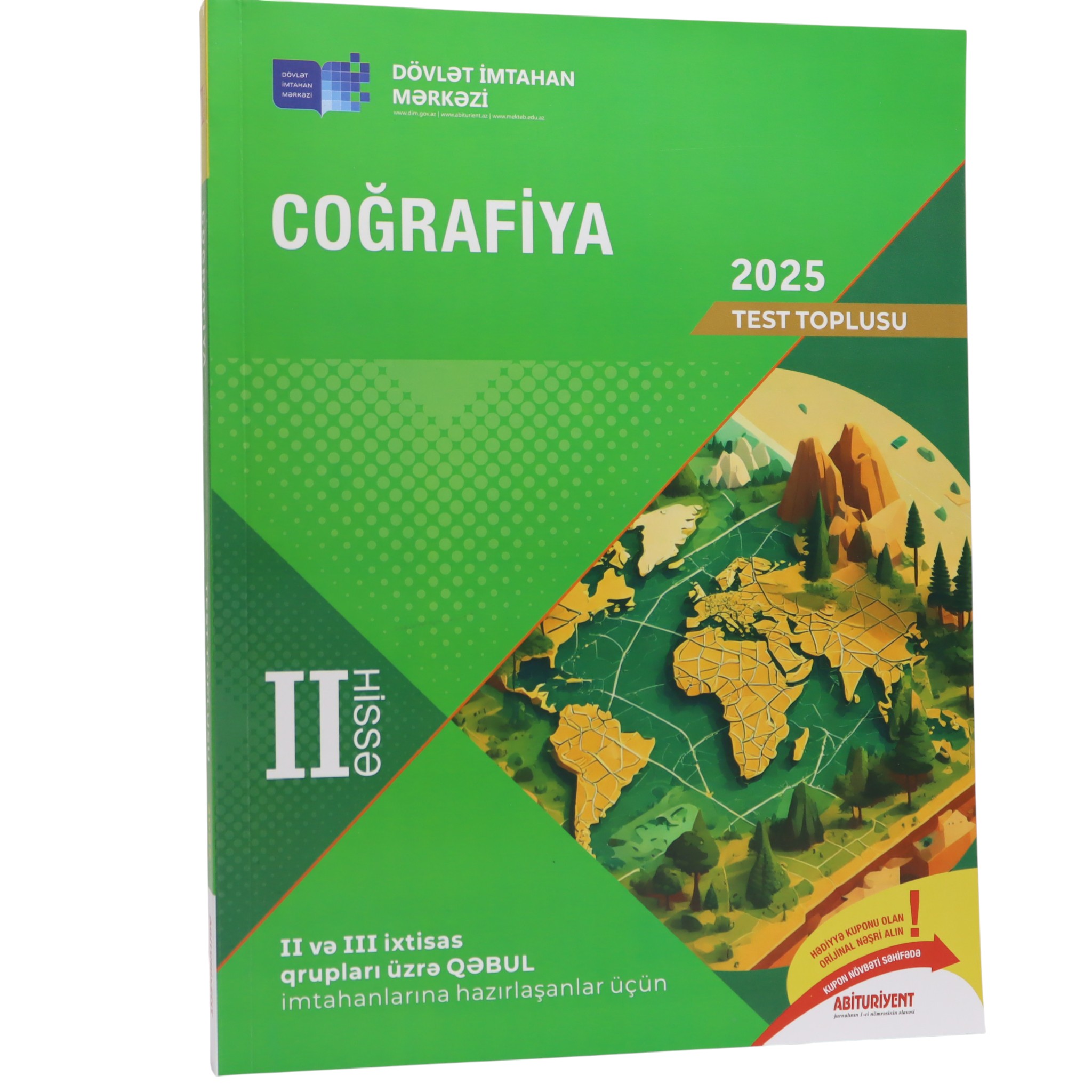 Test Toplusu Coğrafiya II hissə / Dim