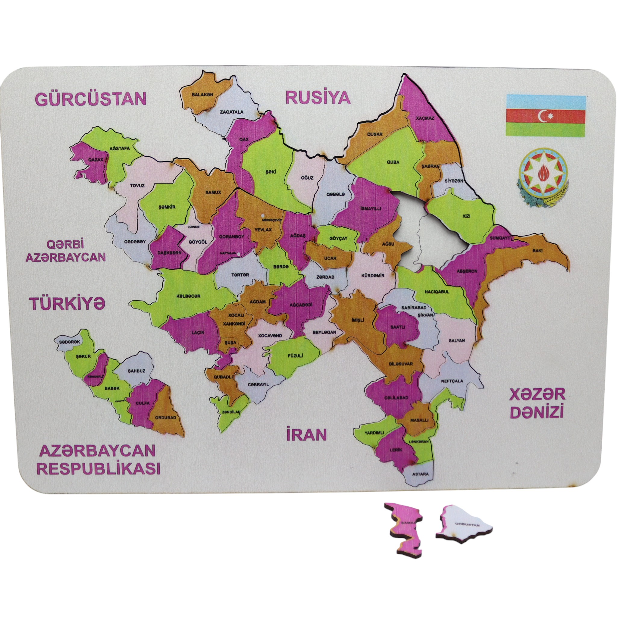 Xəritə Az. puzzle 30*40