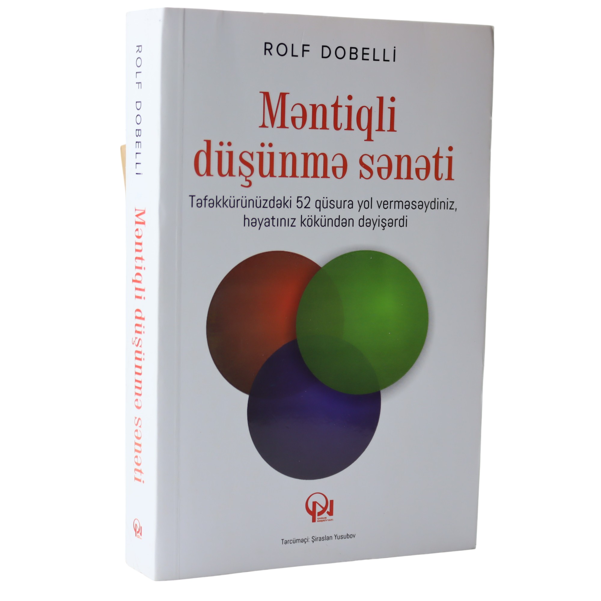 MENTIQLI DUSUNME SENETI - ROLF DOBELLI (2024) 9.99 / Qanun Nəşriyyatı