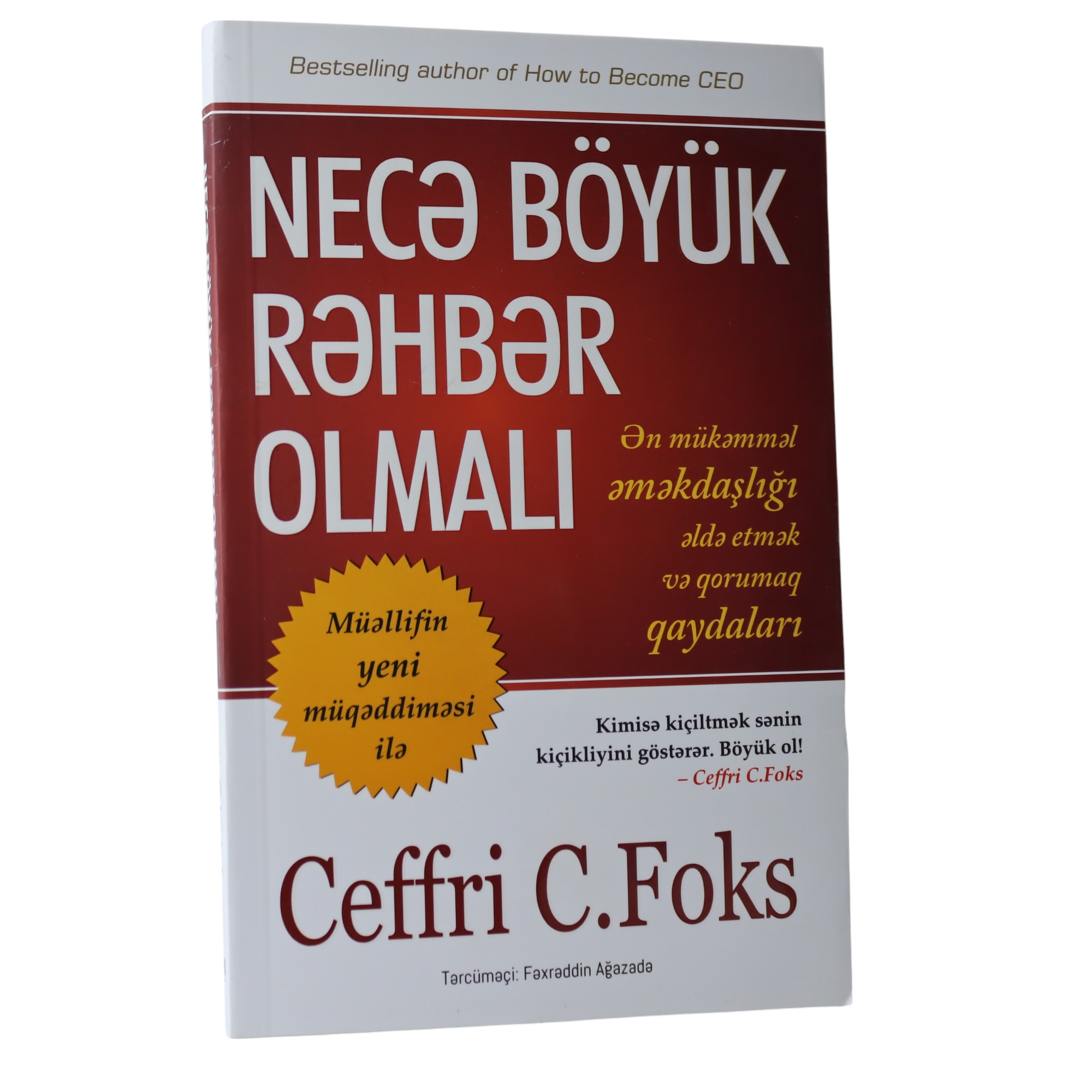 NECE BOYUK REHBER OLMALI - JAFFERY J.FOX (2024)  6.99 / Qanun Nəşriyyatı
