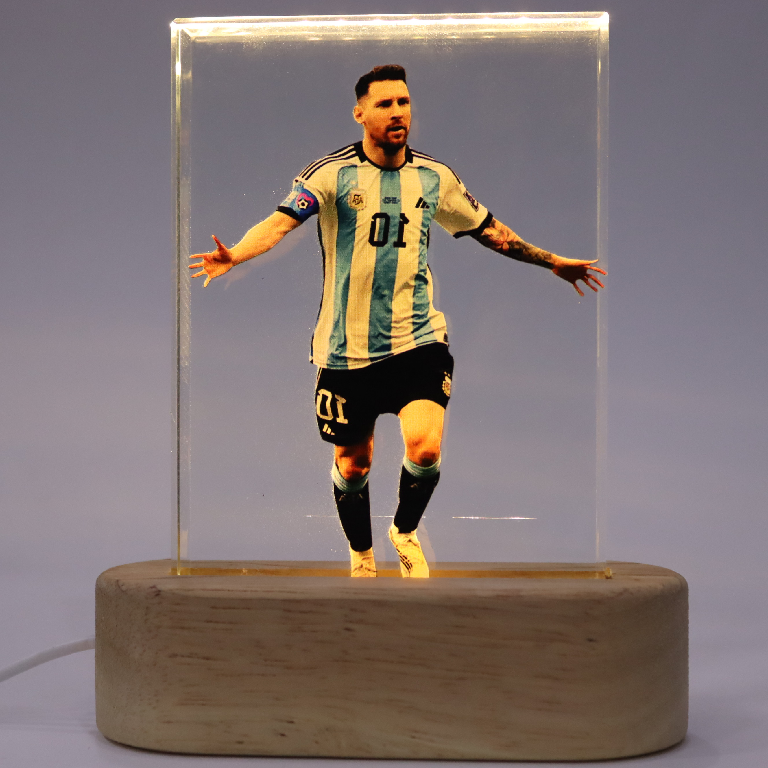 Dekor lampa Messi
