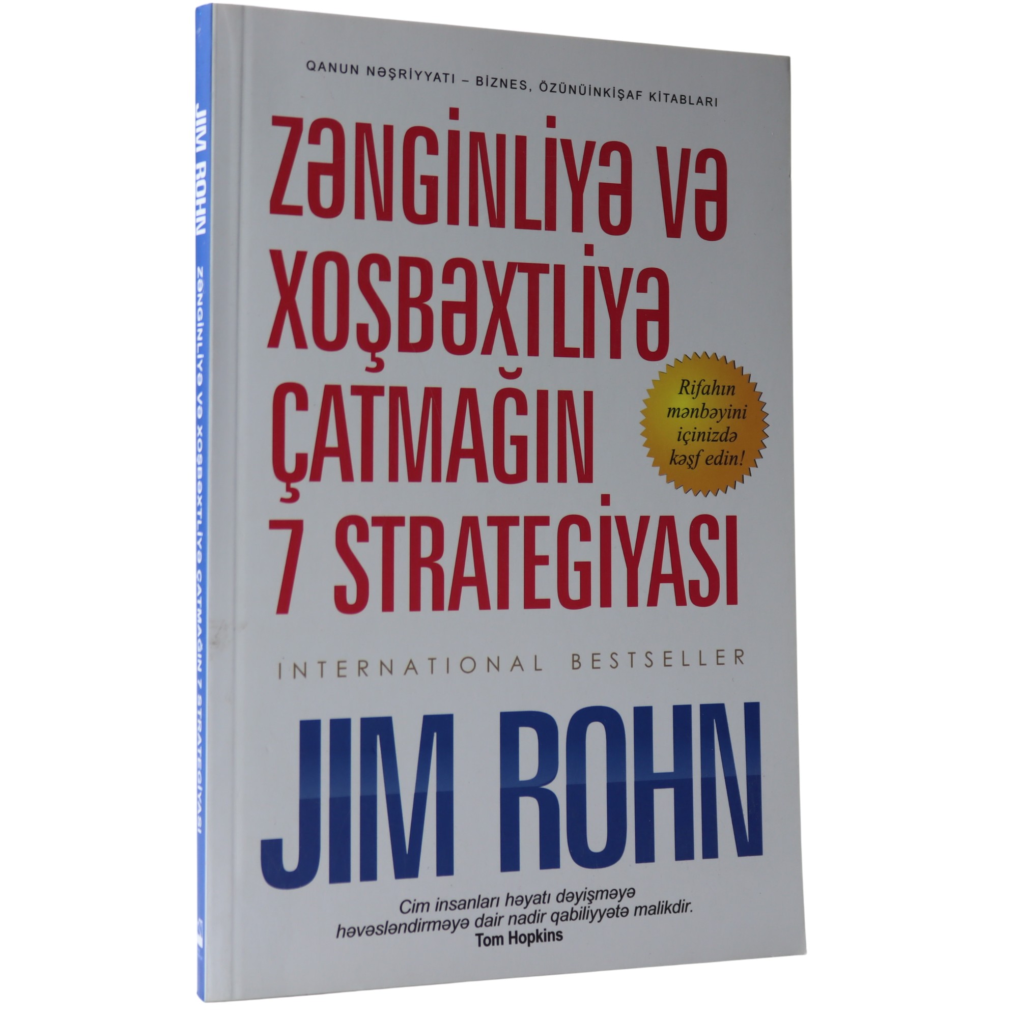 ZENGINLIYE VE XOSBEXTLIYE CATMAQ. - JIM ROHN (2020) 5.99 / Qanun Nəşriyyatı