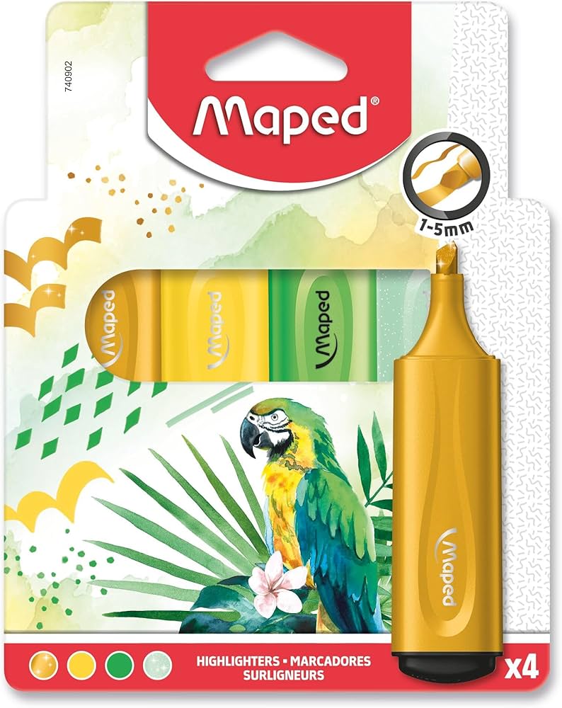 Textmarker / 4 rəng / 740902 / Maped