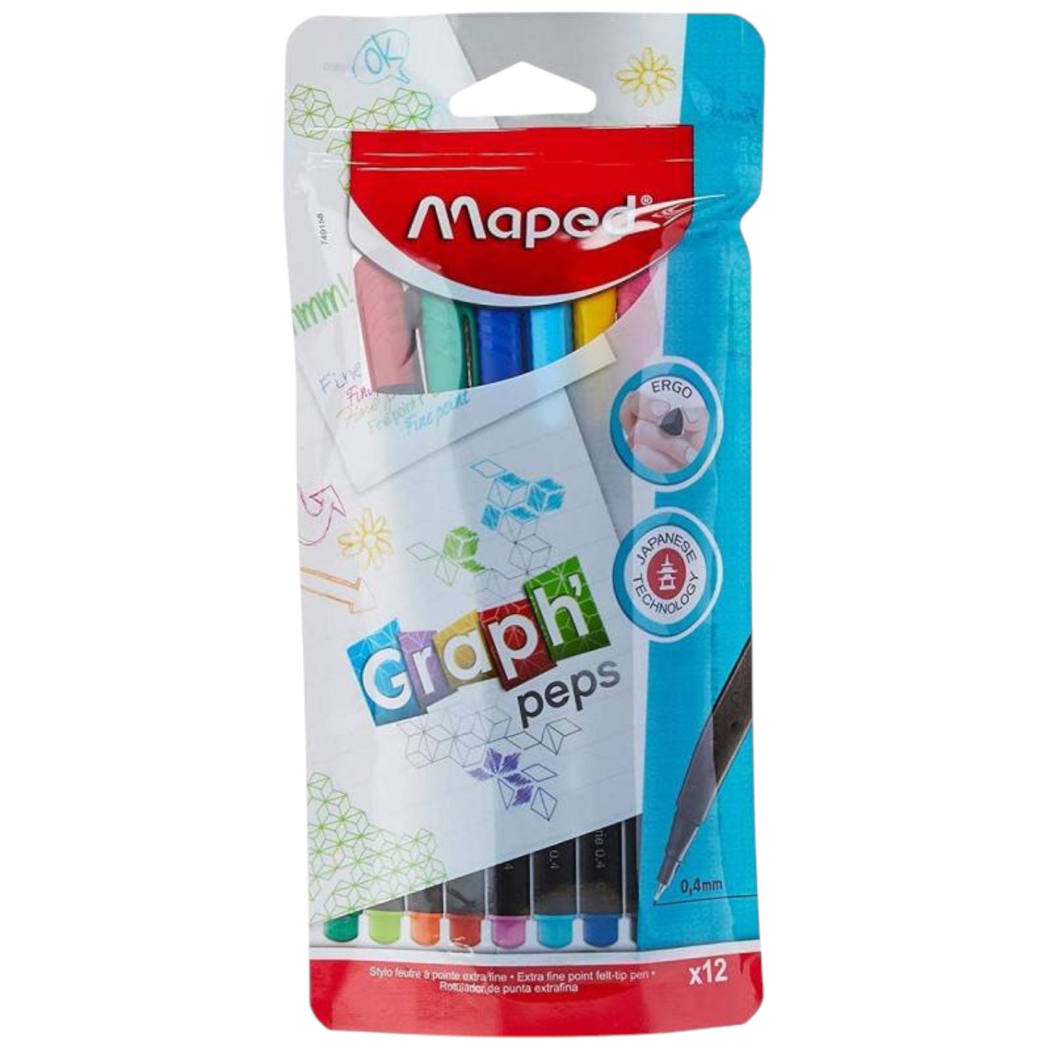 QƏLƏM LINER \ 749158 \ 12 RƏNGL \ MAPED