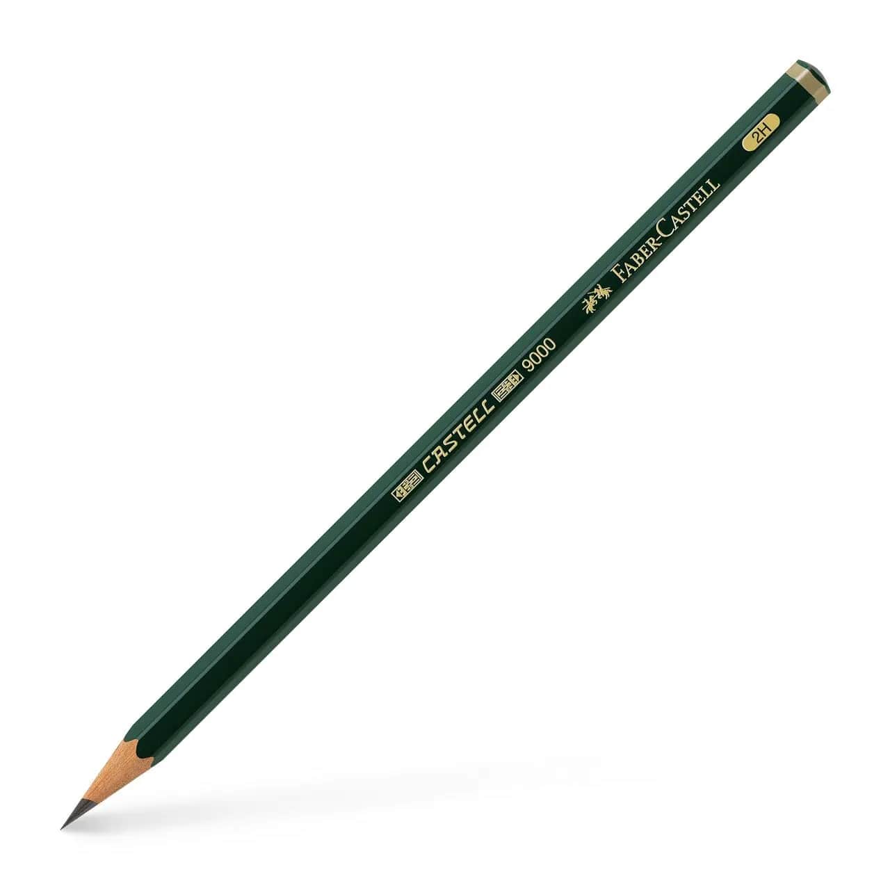 Karandaş sadə 2H yaşıl Faber Castell