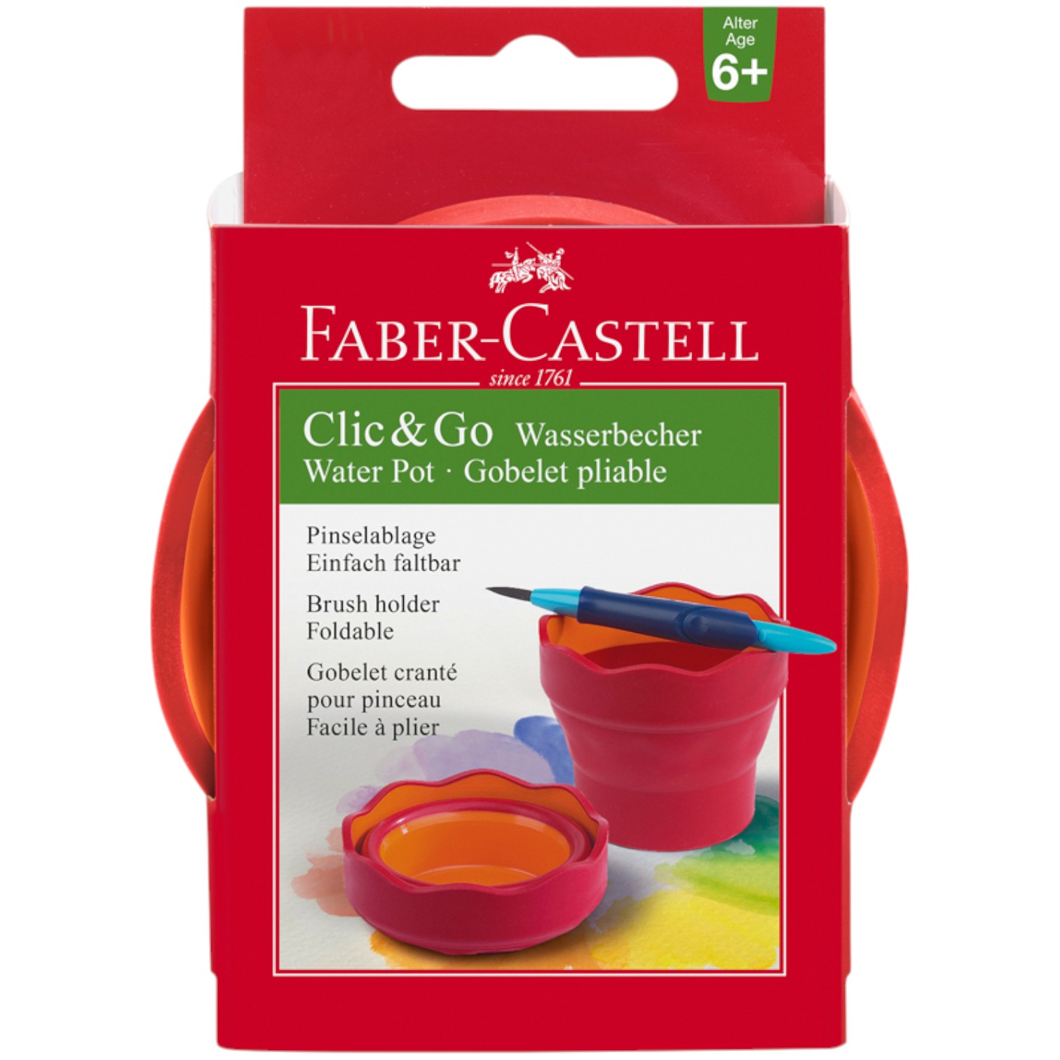 Fırça üçün rezin stakan / 181517 / Faber-Castell