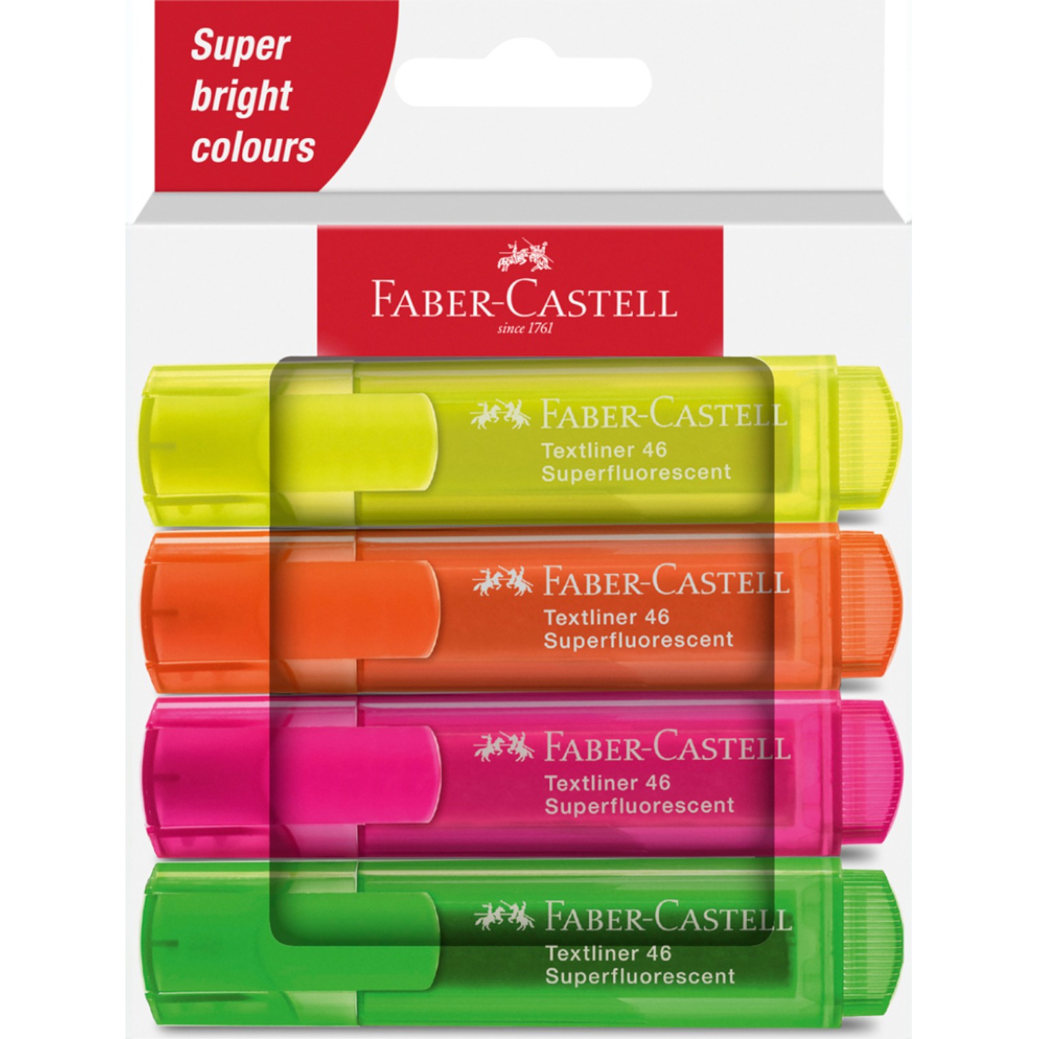 Textmarker 4 rəng / 254644 / FABER-CASTELL