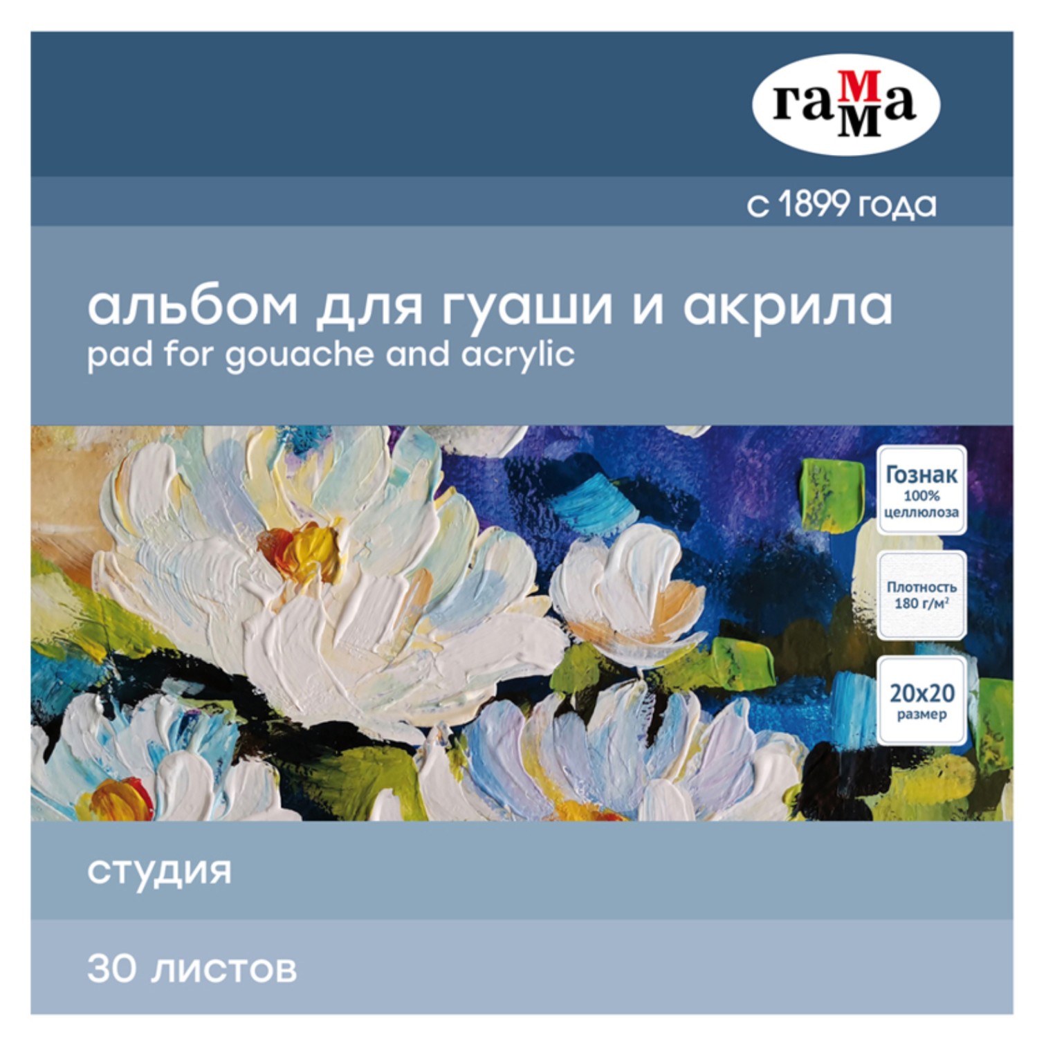 Albom quaş və akril üçün / 200*200 / 180 qr / 30 list / Qamma