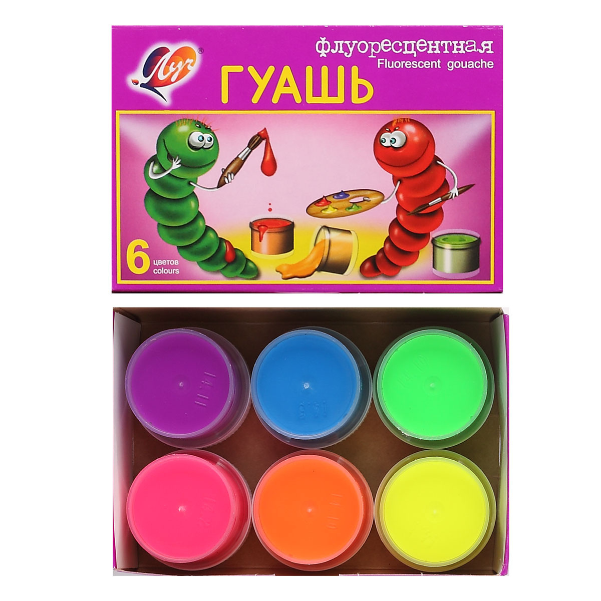 Quaş boya Floresan 6 rəng / LUÇ