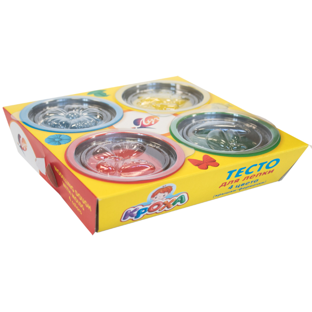 Testo dlya lepki / 4 rəng / 320 gr / Kroxa