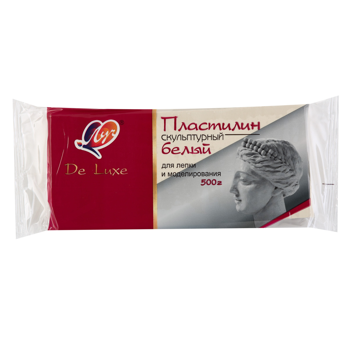 Plastilin Skulpturnıy Belıy / 500 gr / Luç