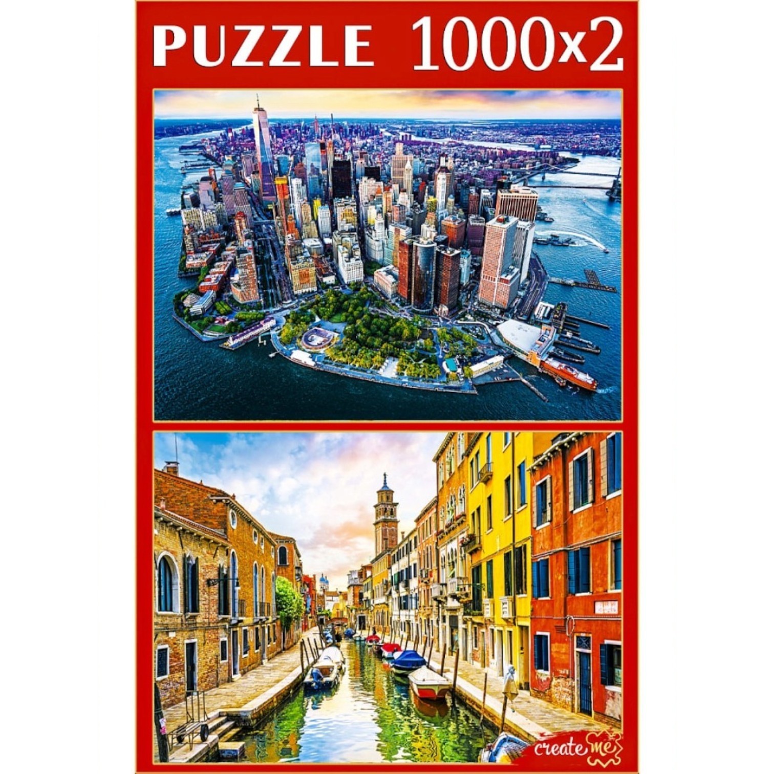 Pazl 2v1 1000+1000