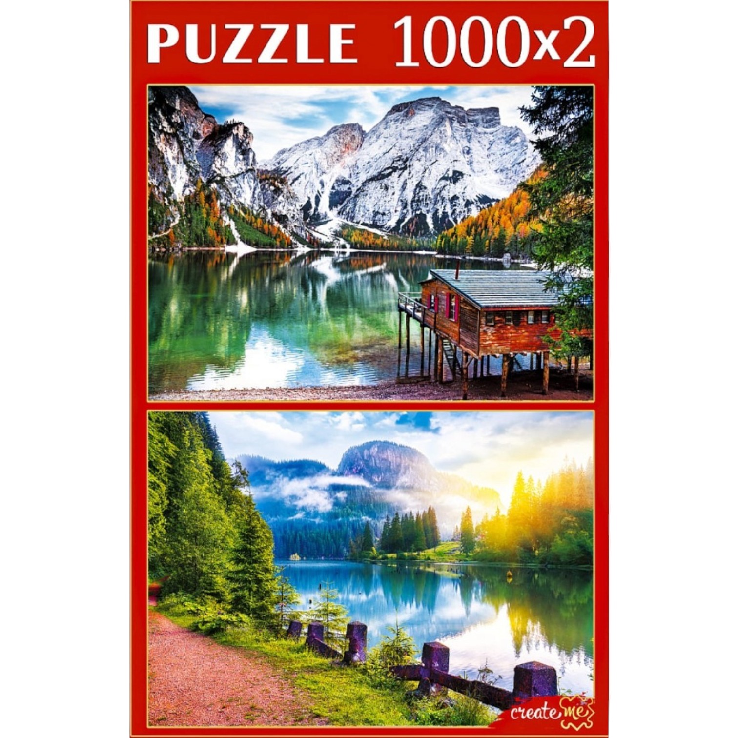 Pazl 2v1 1000+1000 / 8787