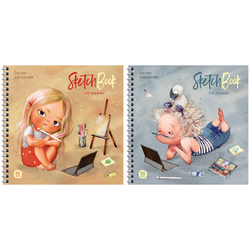 SKETCH BOOK ARTSPACE 190*190 80 VƏRƏQLI "MY INSPIRATION" 120Г/М2 / Сок80грг_38357