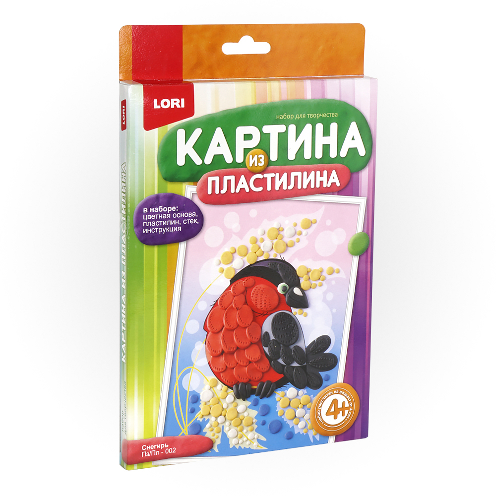 PLASTİLİNDƏN ŞƏKİL LORI "СНЕГИРЬ" / Пз/Пл-002