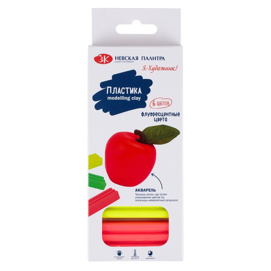 Plastika 6 rəng / massa dlya lepki zapekaemaya / 222411513 / Ya Xudojnik