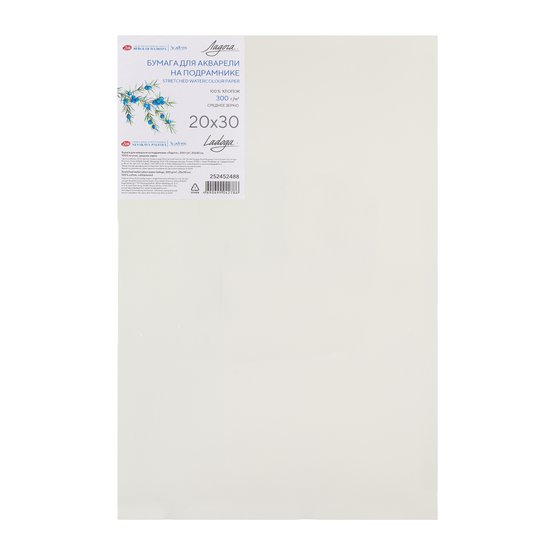 Akvarel kağızı-çərçivədə / 300 q/m2 / 100 % pambıq / 20*30 sm / 252452488 / Ladoqa