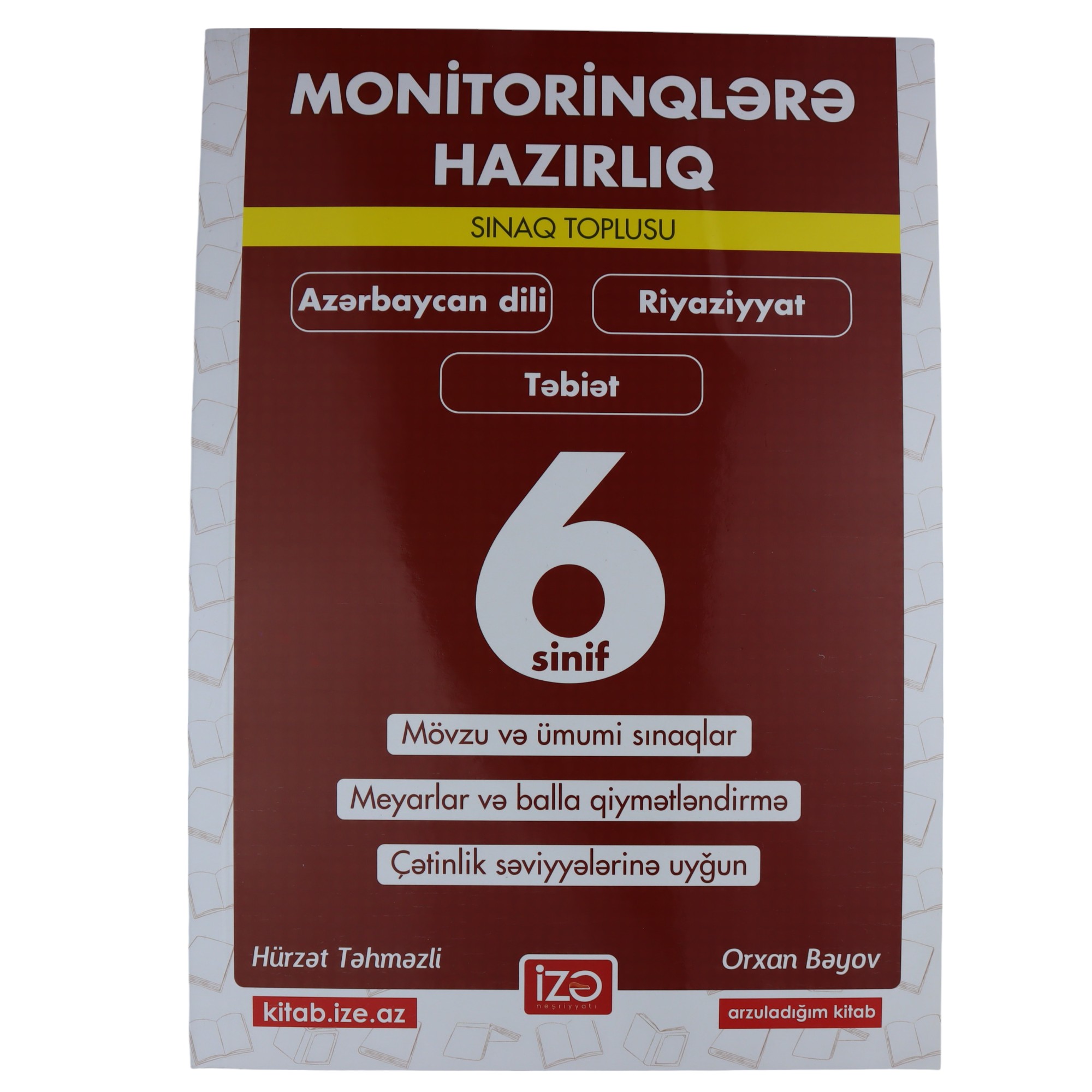  Az-dili Riyaziyyat Təbiət monitorinqlərə hazırlıq 6-cı sinif \ İzə Nəşr