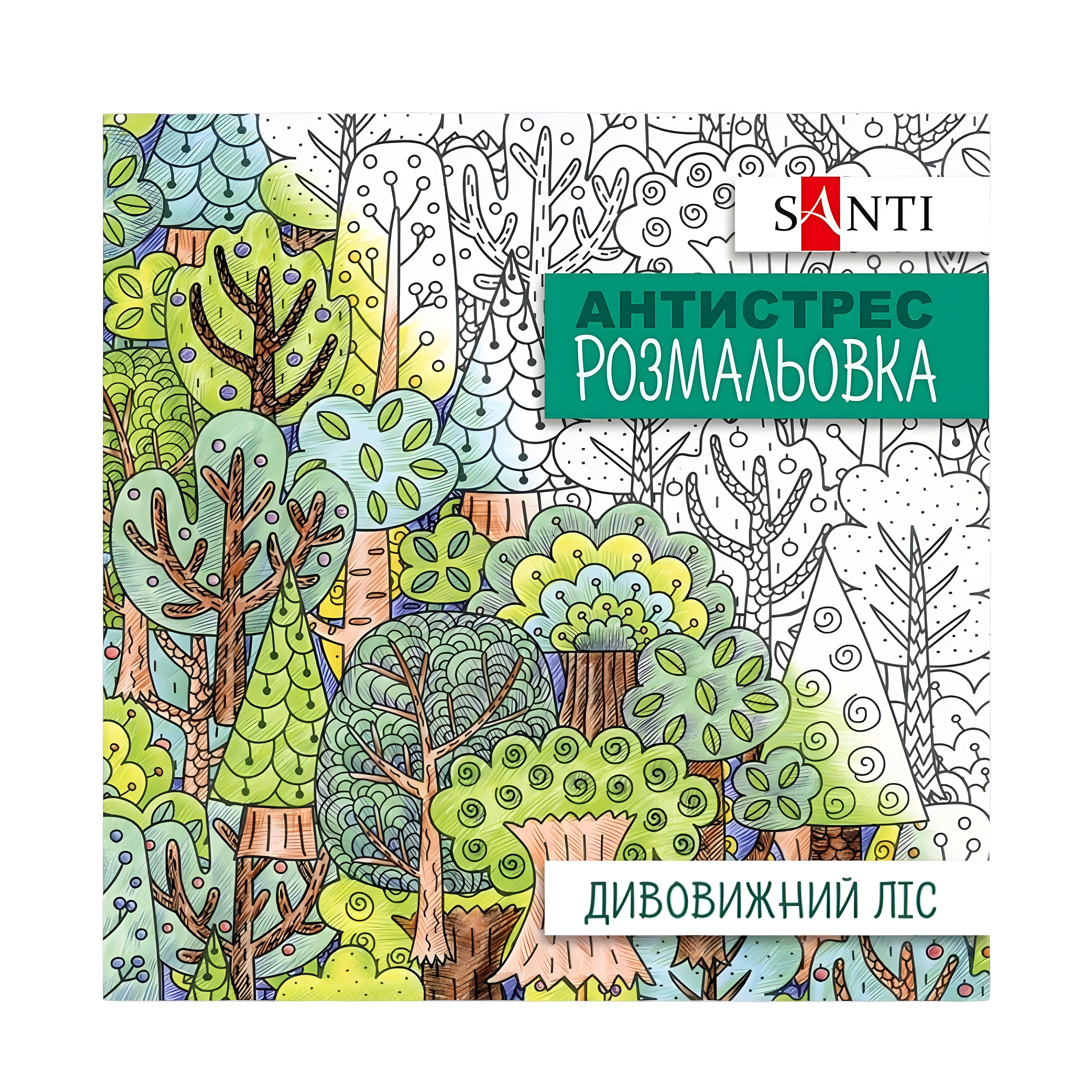 Rəngləmə - раскраска / antistres / 20*20 sm / 742912 / Santi