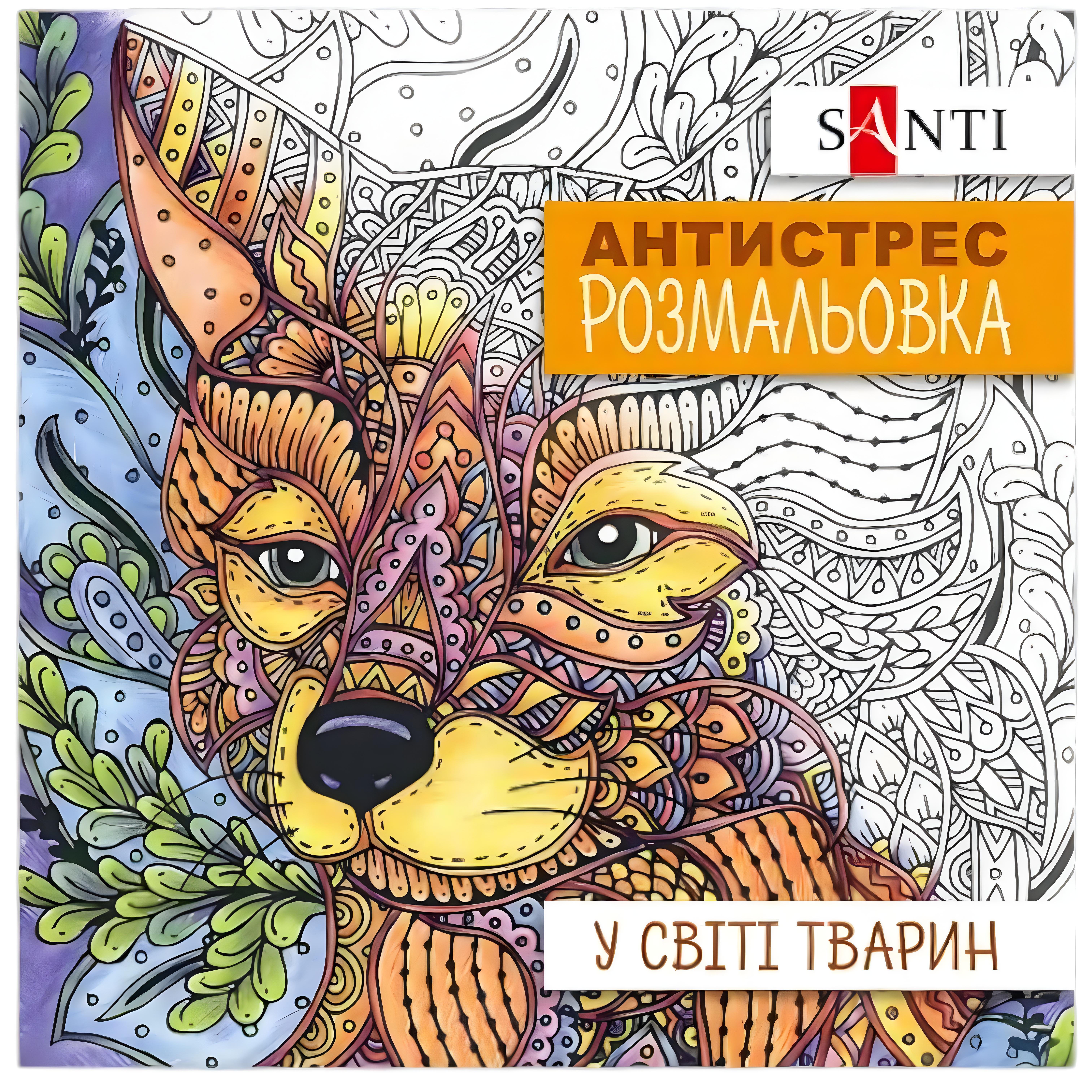 Rəngləmə - раскраска / antistres / 20*20 sm / 742911 / Santi