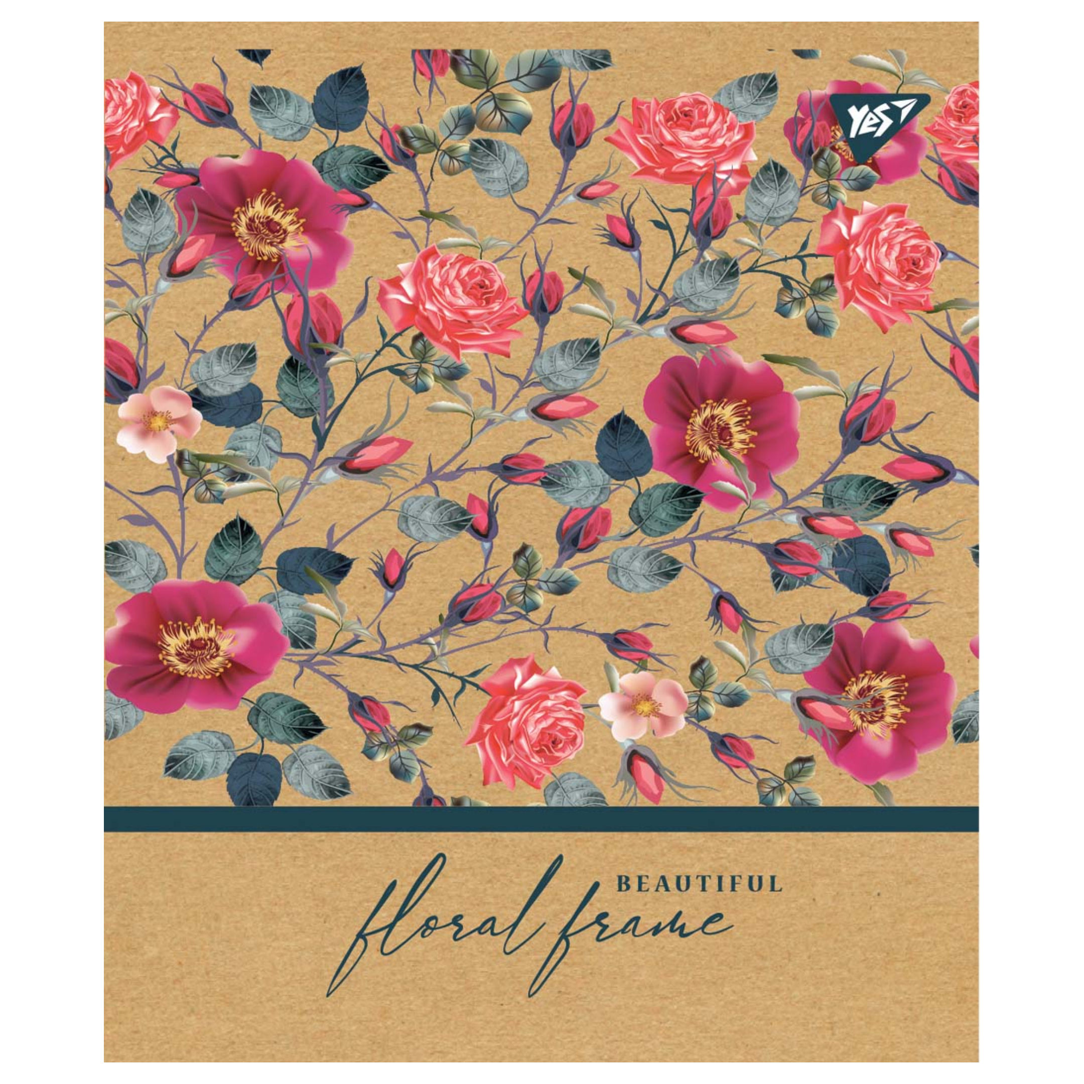 Dəftər 48 v.= / Floral frame / 765128 / Yes