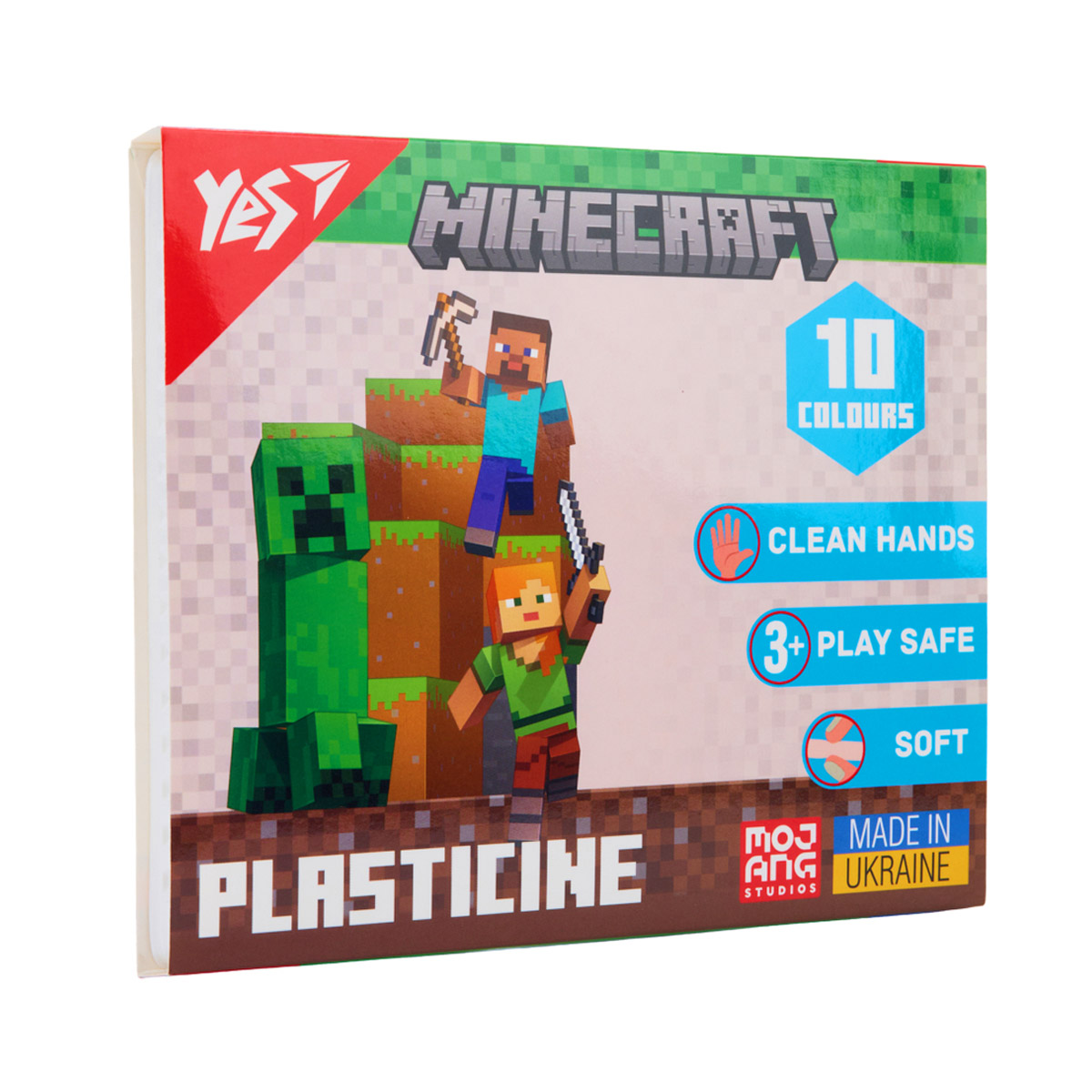 Plastilin 200 gr / 10 rəng / 540662 / YES