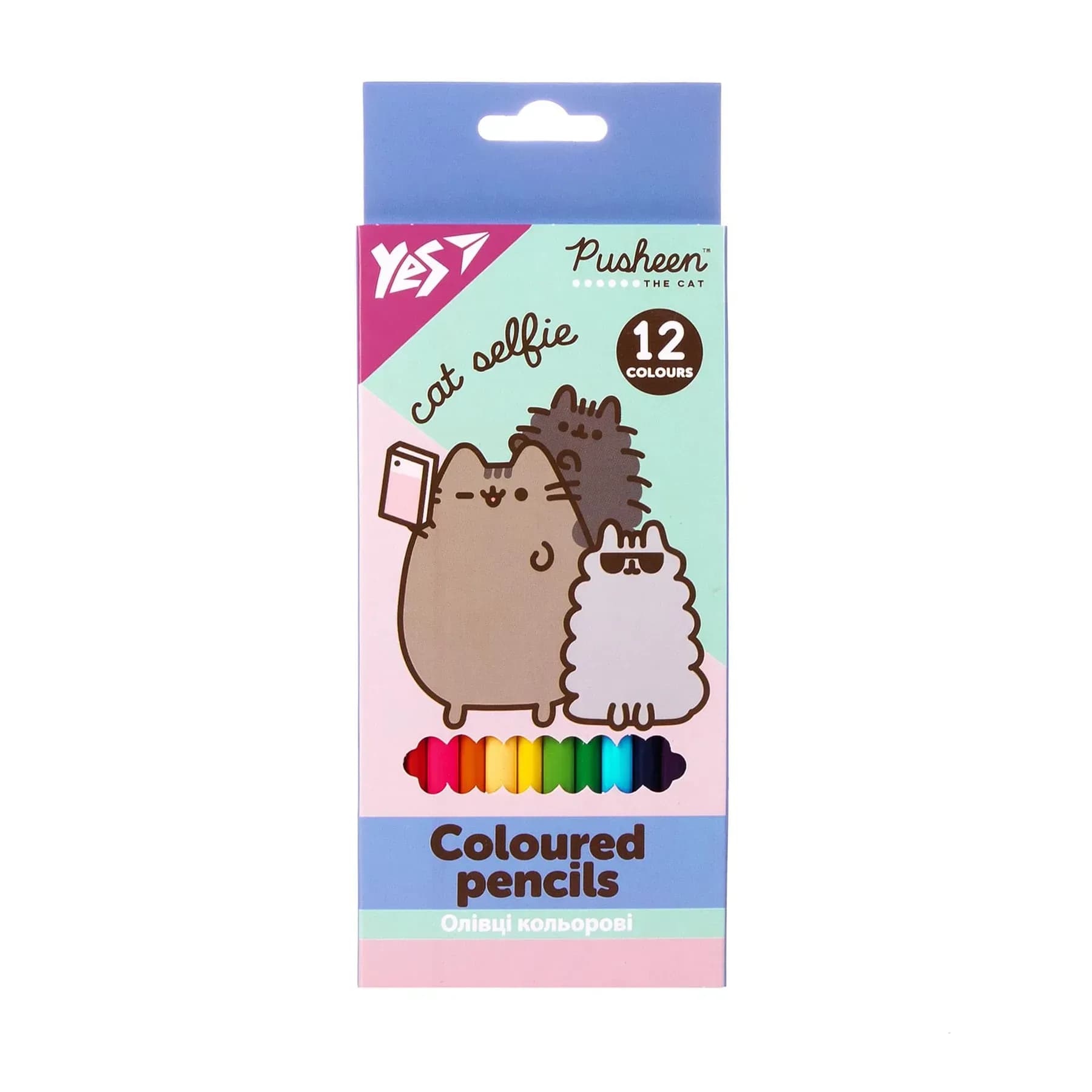 Karandaş rəngli 12 rəng Pusheen 290761 YES