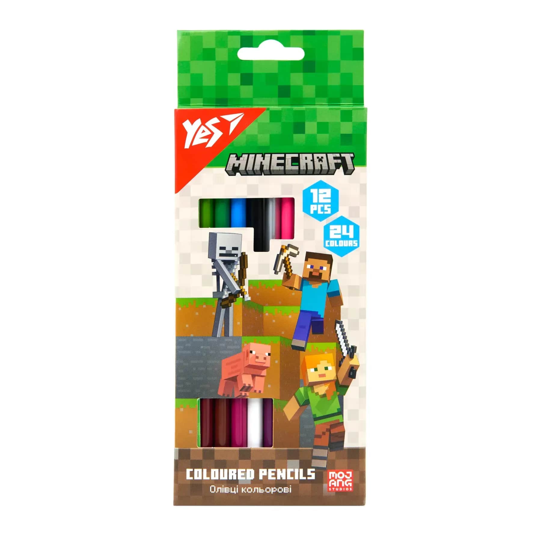 Karandaş rəngli 12/24 rəng Minecraft 290763 YES