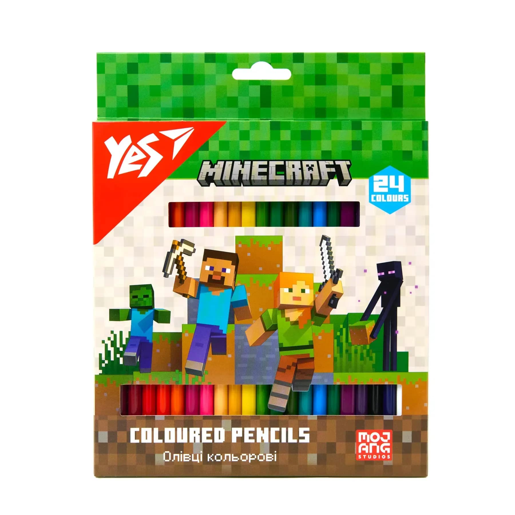 Karandaş rəngli 24 rəng Minecraft 290770 YES