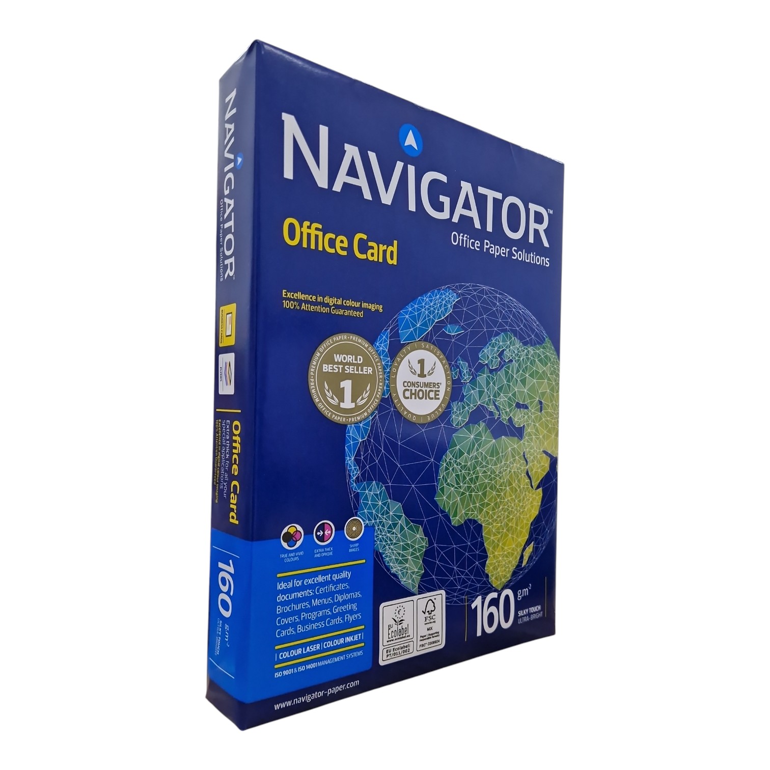 Kağız A4 / 160 g.m2 / 250 ədəd / Navigator