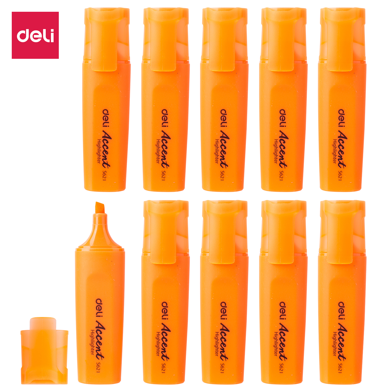 Textmarker Orange / S621 / DELI