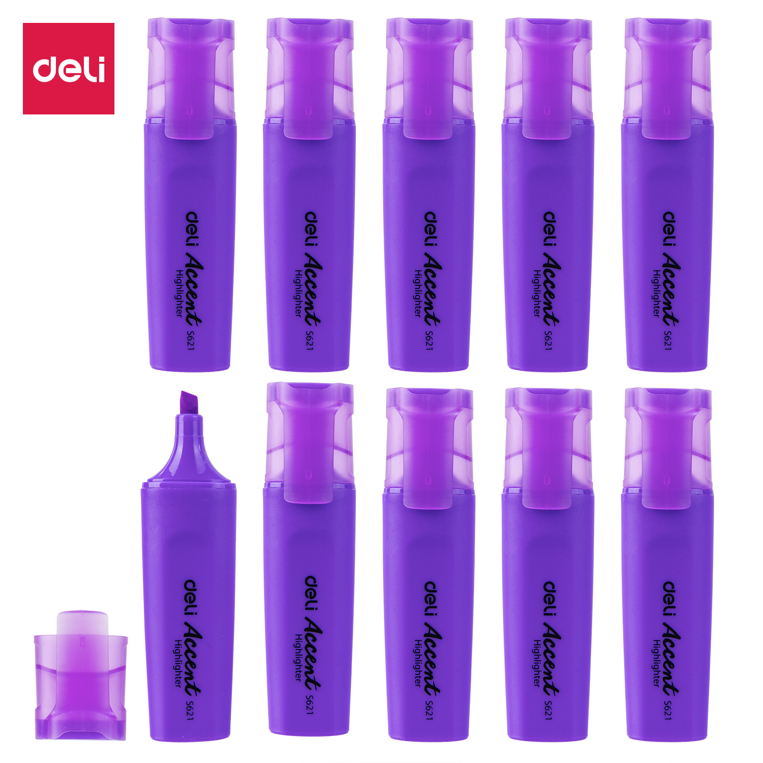 Textmarker Purple / S621 / DELI