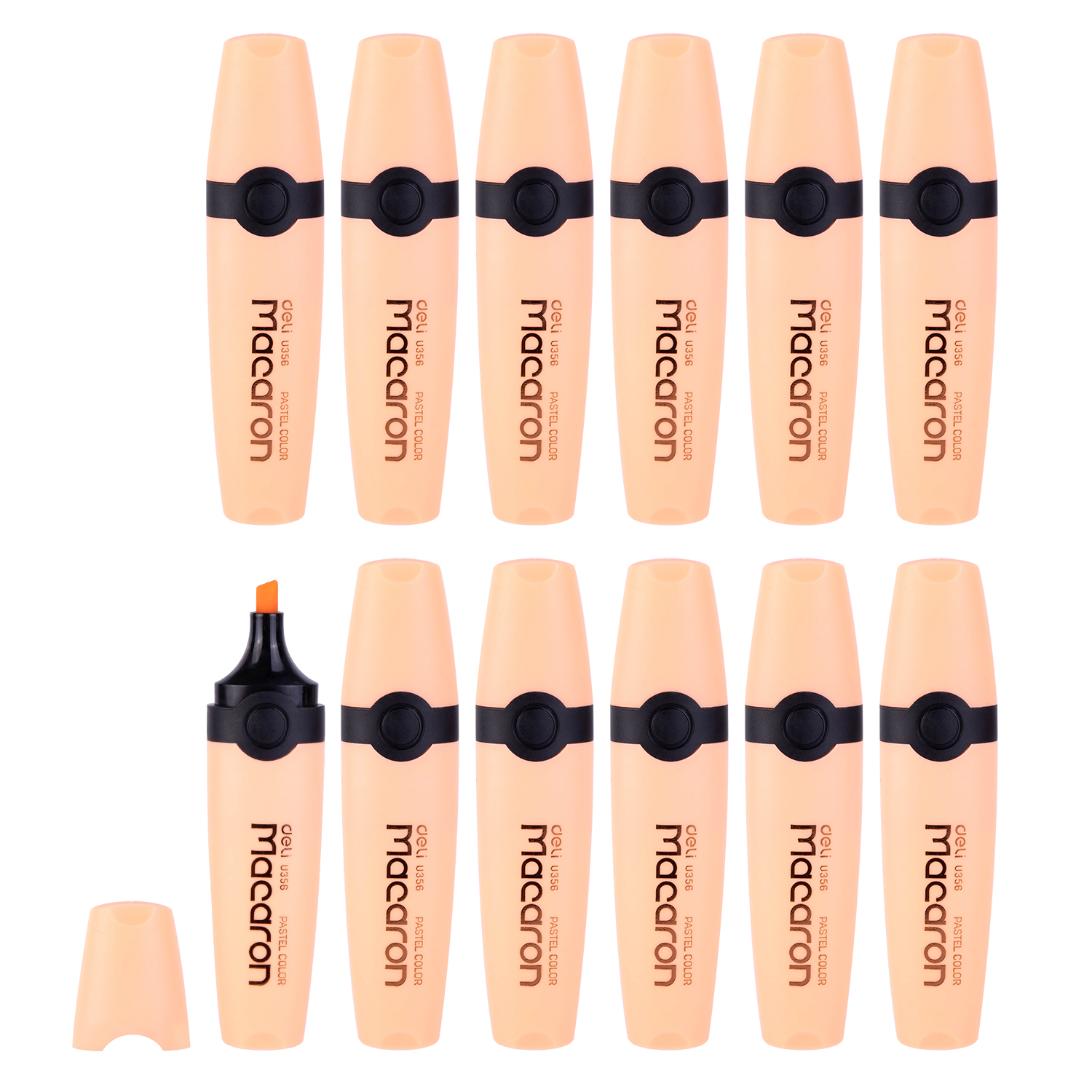 Textmarker / U-356 / Peach Orange / DELI