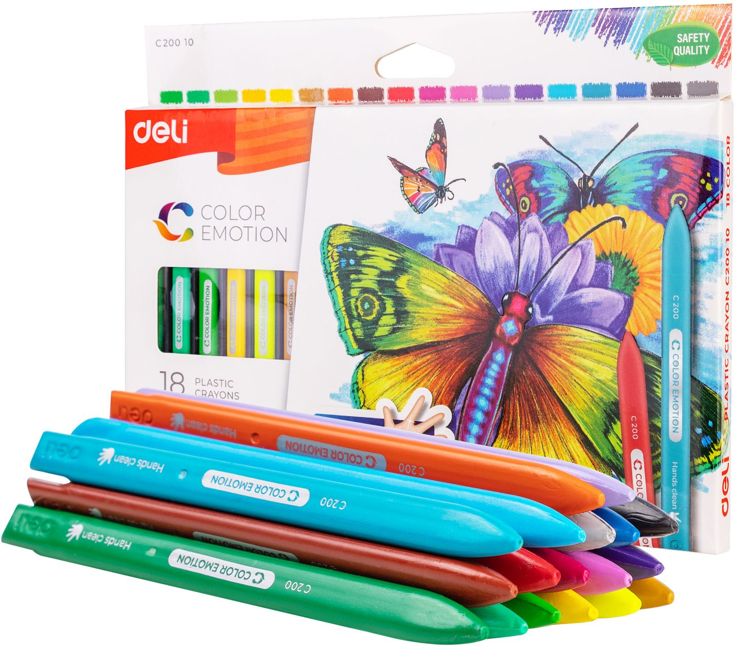 Melki yağlı 18 rəng / C20010 / DELI