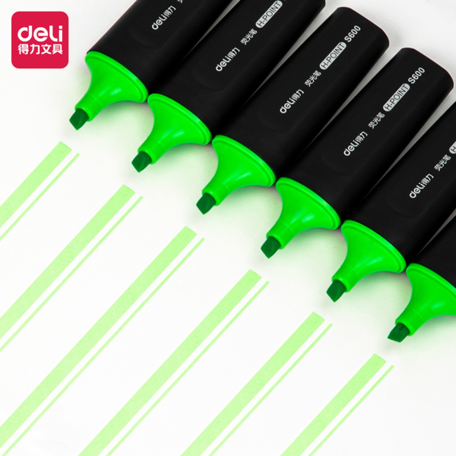 Textmarker / S600 / Green / DELI