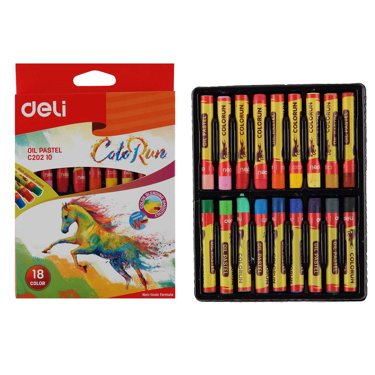 Melki yağlı 18 rəng / C20210 / DELI