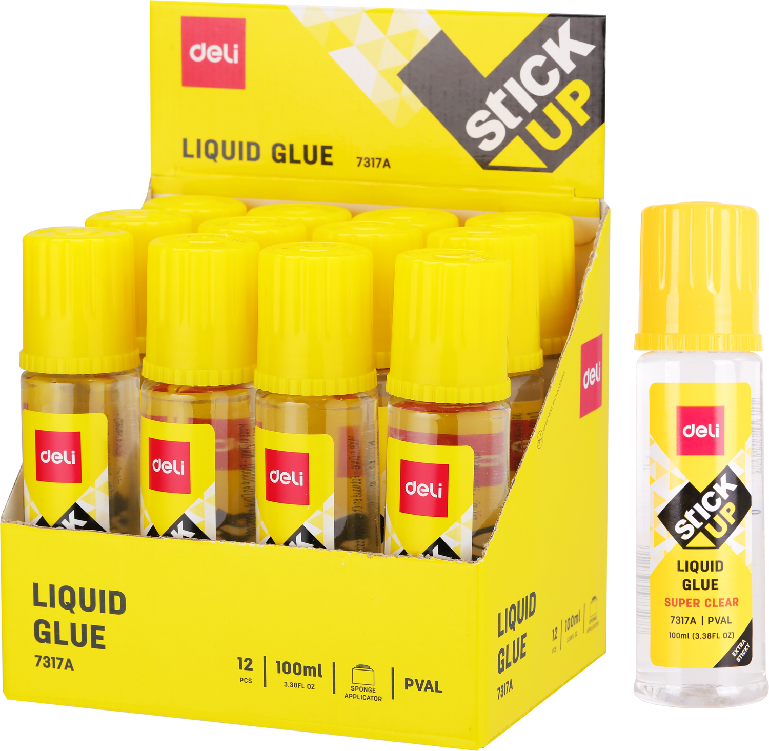 Yapışqan sulu 7317 Deli  100ml