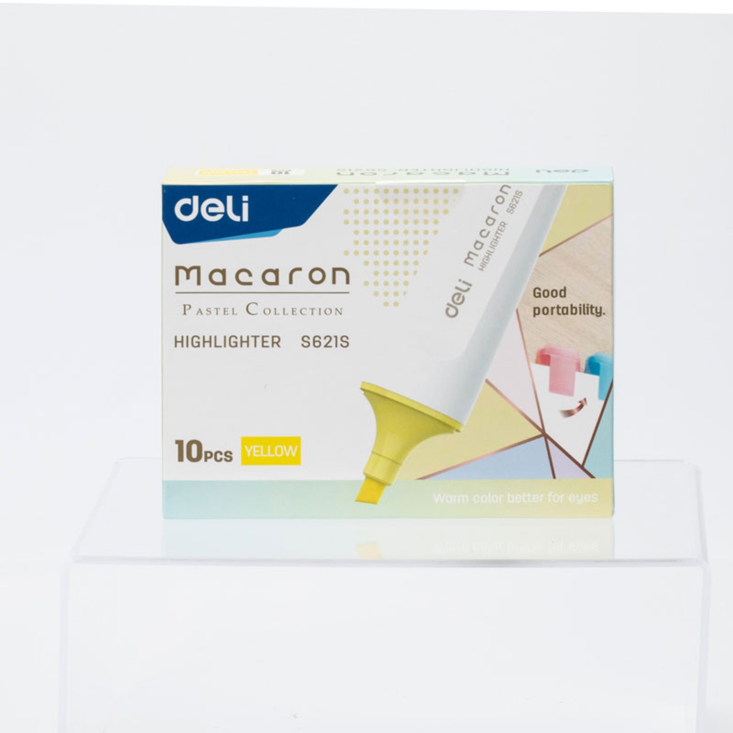 Textmarker Pastel-Yellow / S621S / DELI
