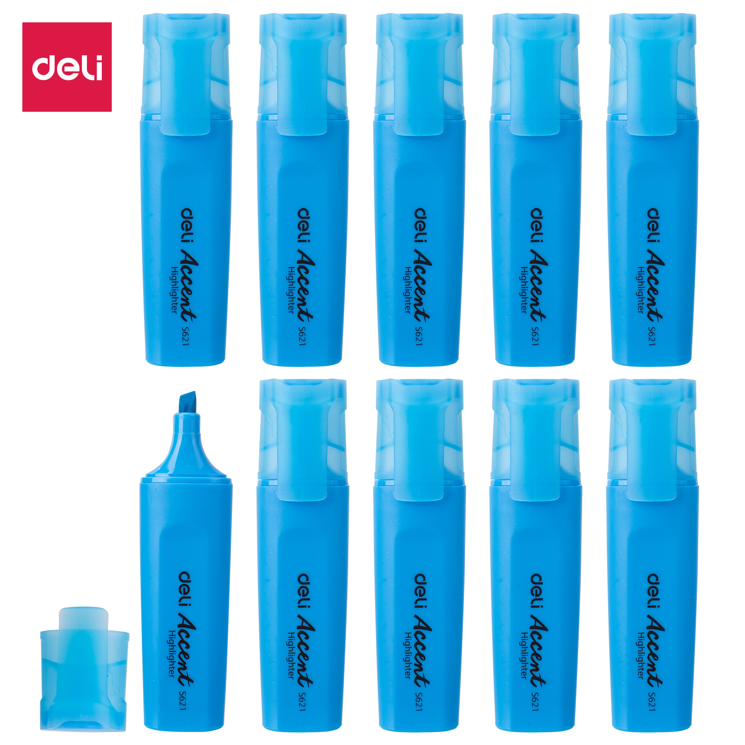Textmarker Blue / S621 / DELI