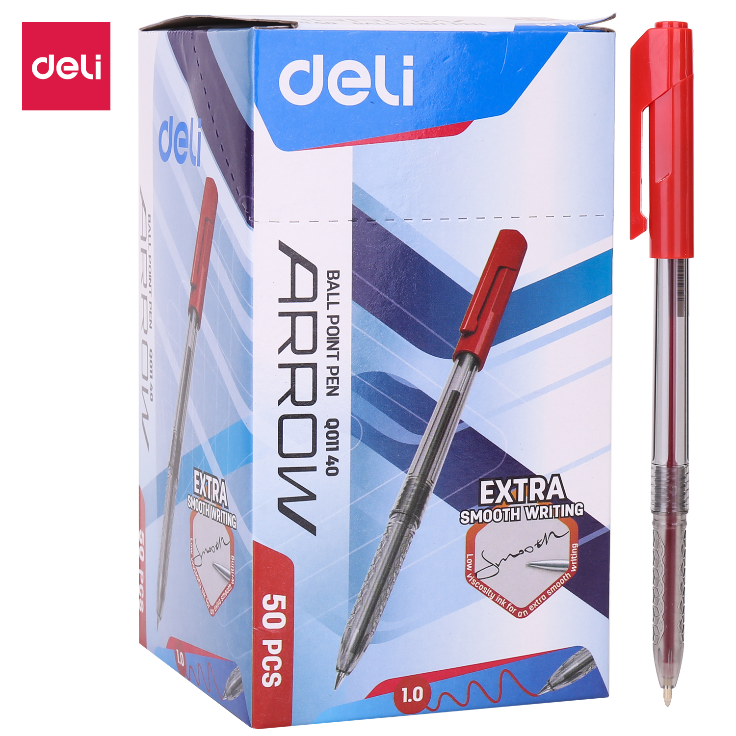 Qələm 1.0  mm / Q011 40 / DELI