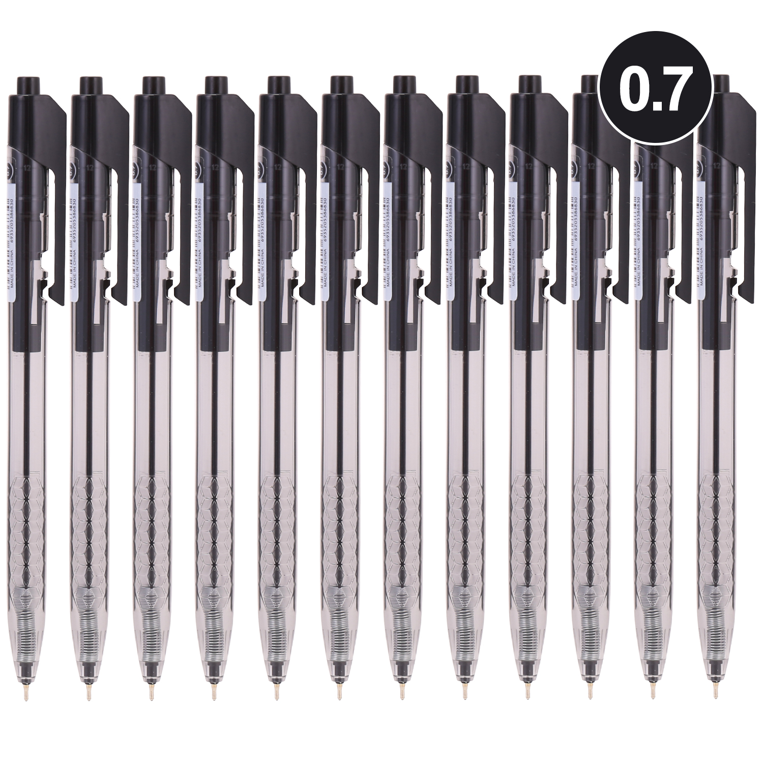 Qələm 0.7  mm / Qara / Q013 20 / DELI