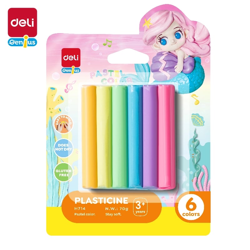 Plastil 6 rəng Deli H714