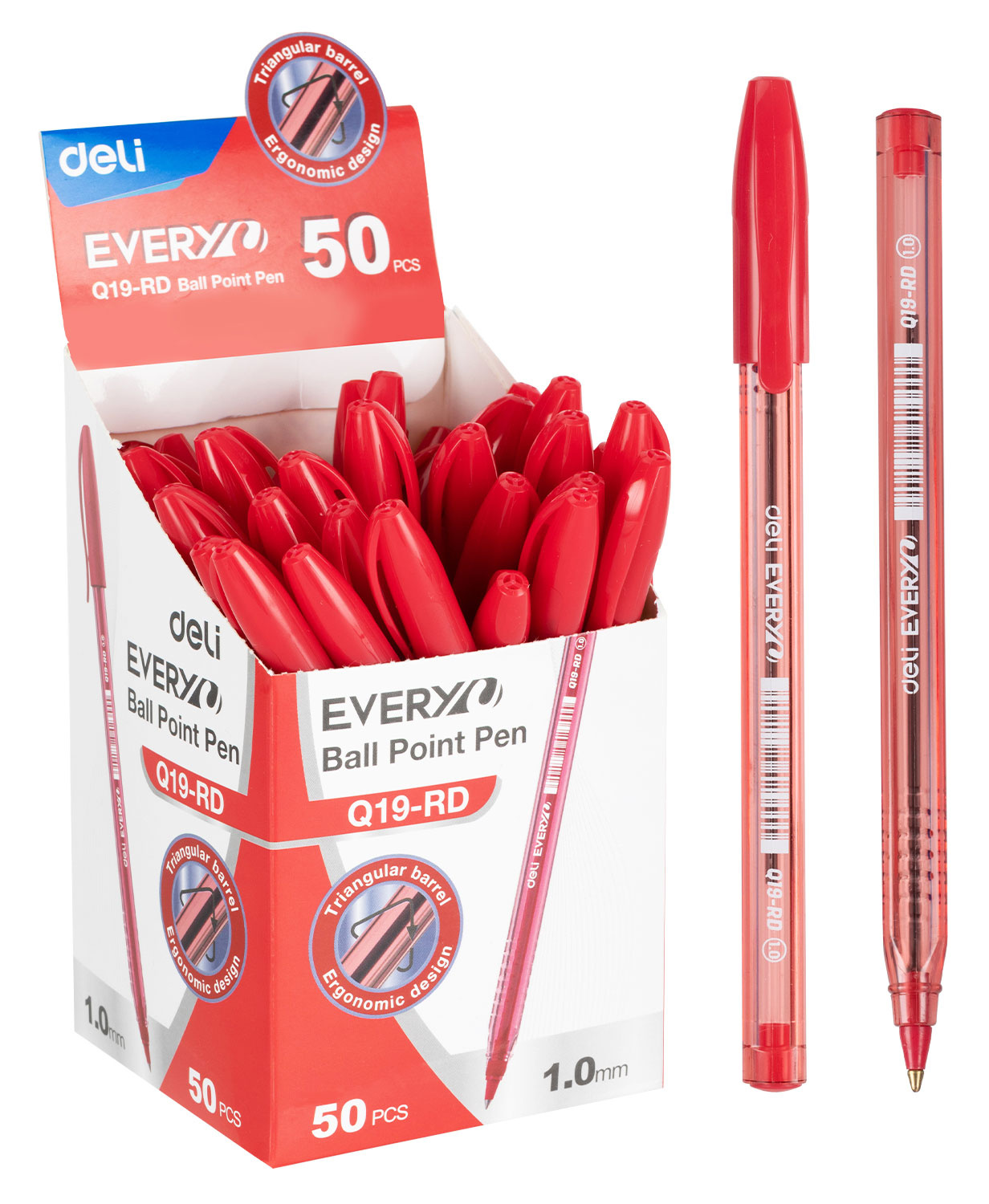 Qələm deli Q19-RD qırmızı 1.0mm