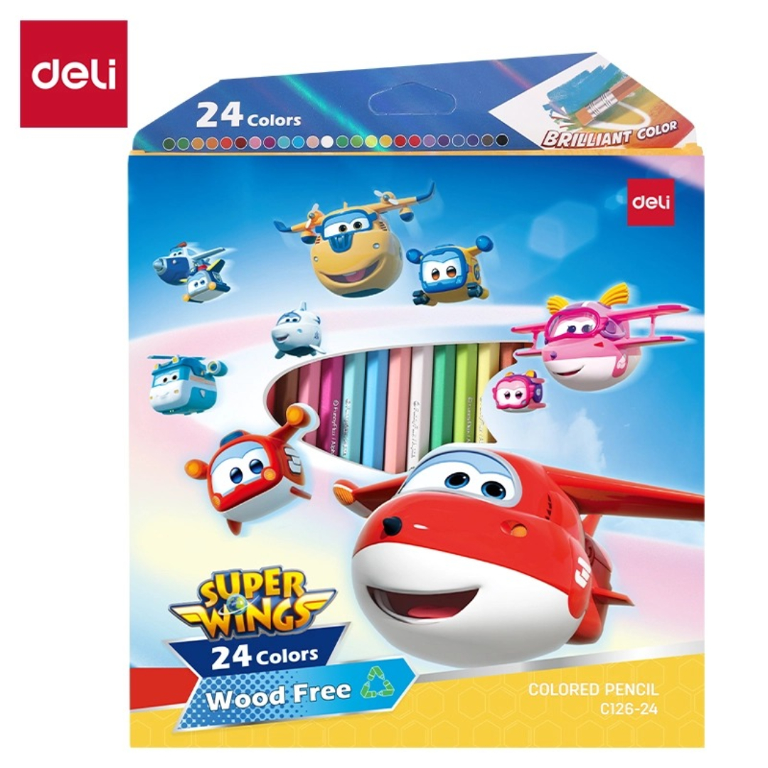 Karandaş 24 rəng / C126-24 / Deli