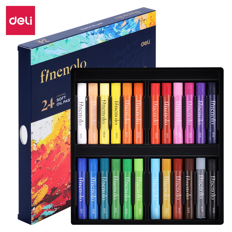 Melki yağlı 24 rəng / C212-24 / DELI