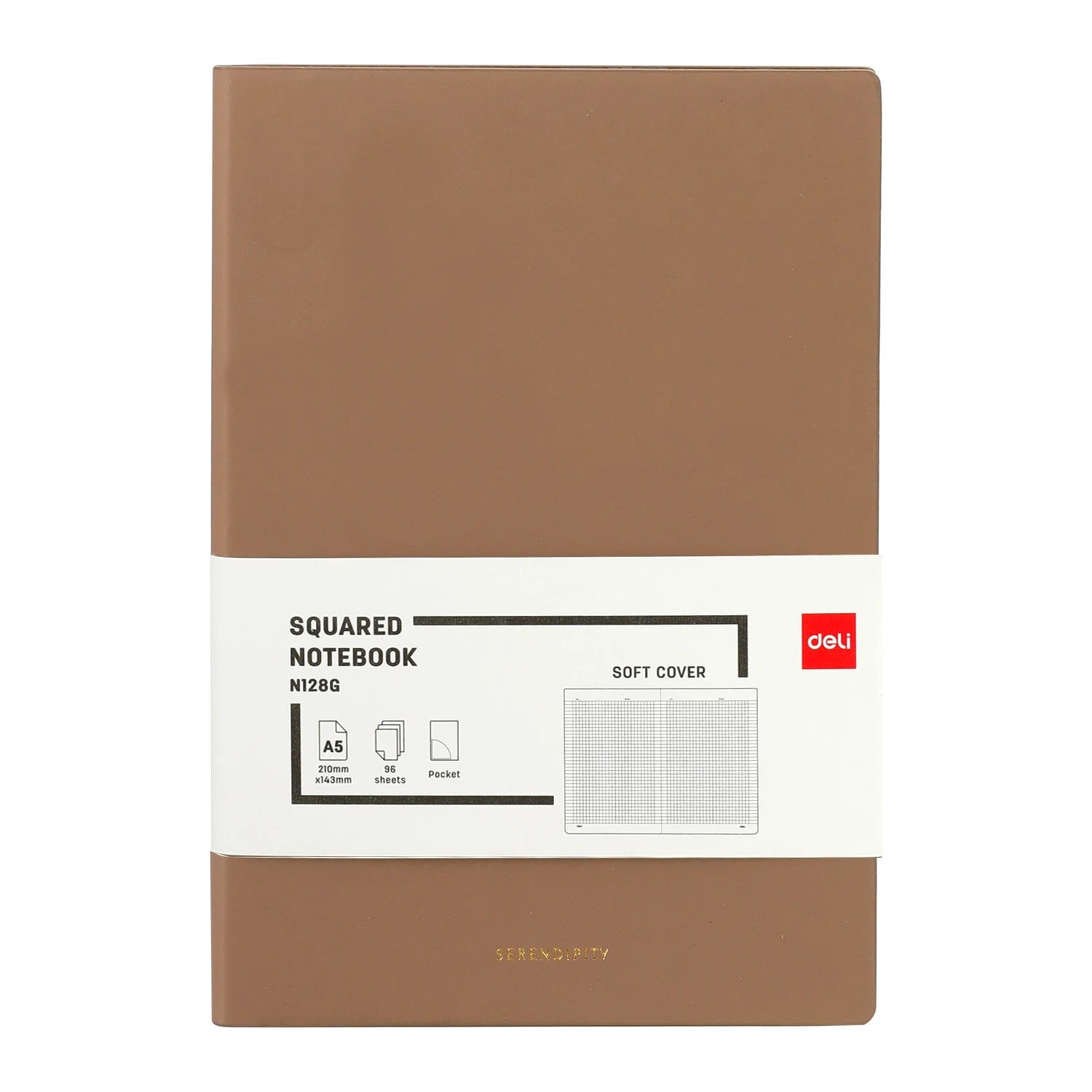 Bloknot Deli N128G A5 96v \ Lıght Grey