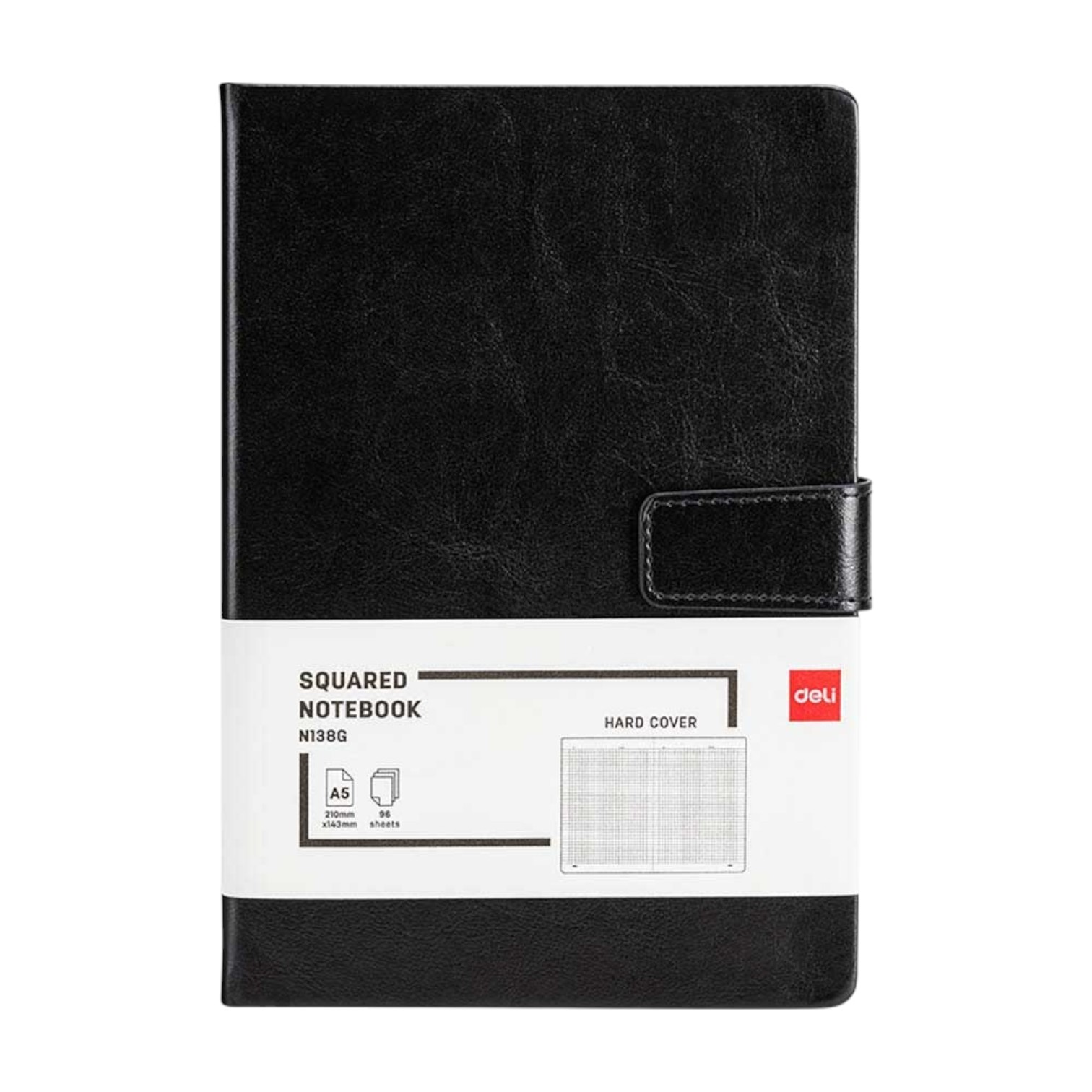 Bloknot Deli N138G A5 96v qara