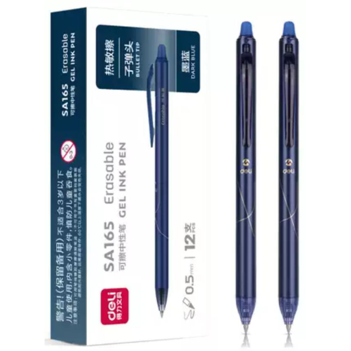 Qələm deli SA165 Mavi 0.5mm gel Yazıb-pozan dark